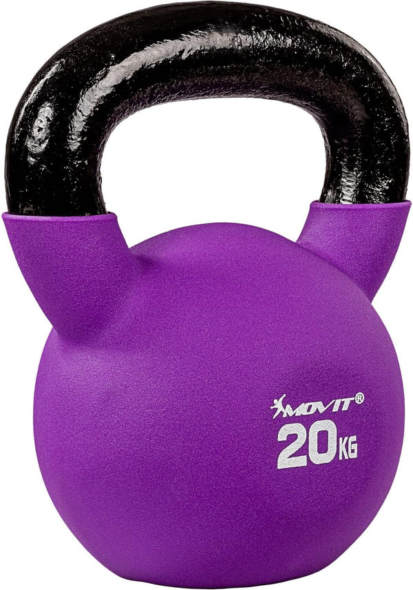 Valurautainen kahvakuula neopreenipinnoiteella 2–24 kg