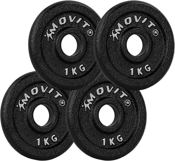 Valurautaiset levypainot 30/31 mm, 2–40 kg