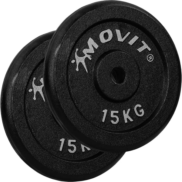 Valurautaiset levypainot 30/31 mm, 2–40 kg