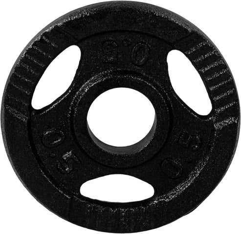 Valurautaiset Tri Grip -levypainot 30/31 mm, 2–30 kg