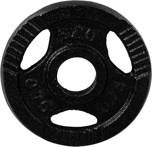 Valurautaiset Tri Grip -levypainot 30/31 mm, 2–30 kg