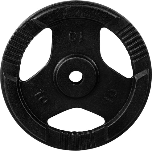 Valurautaiset Tri Grip -levypainot 30/31 mm, 2–30 kg
