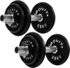 Käsipainosarja 20–60 kg valurautalevyillä ja 30 mm tangoilla