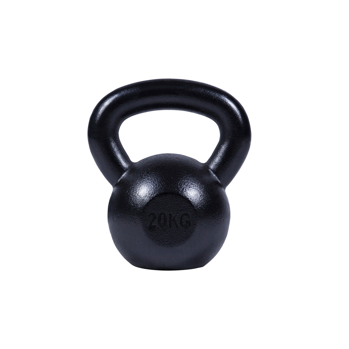 Valurautainen kahvakuula 4-32 kg, musta