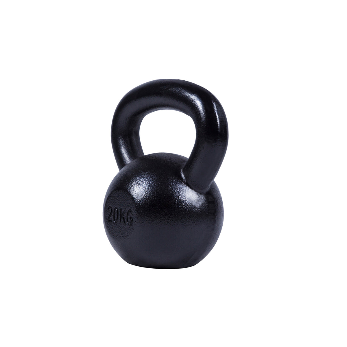 Valurautainen kahvakuula 4-32 kg, musta