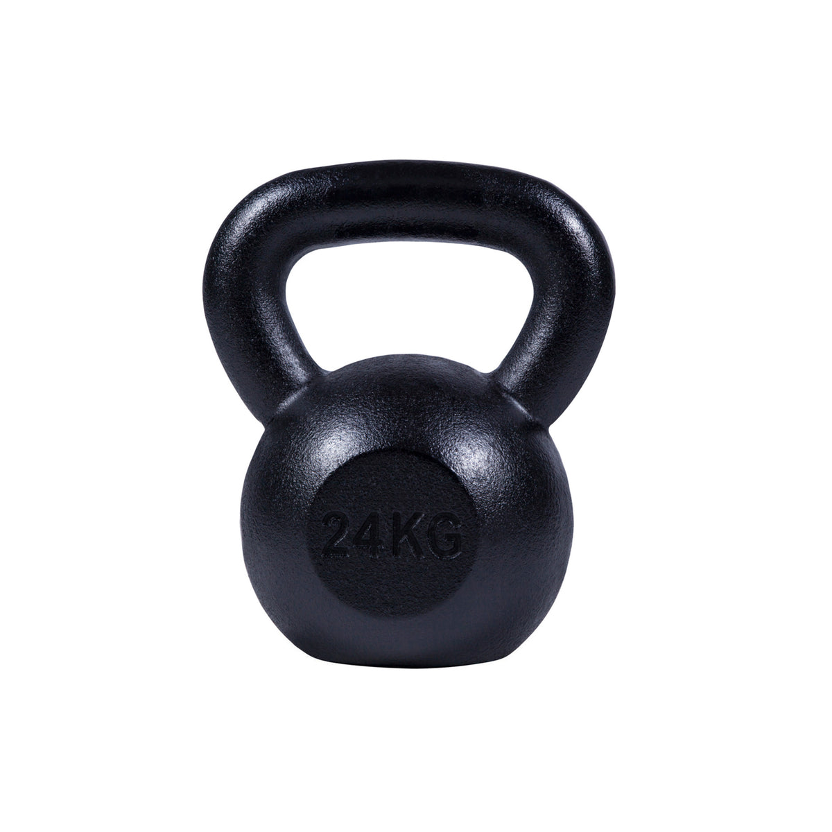 Valurautainen kahvakuula 4-32 kg, musta