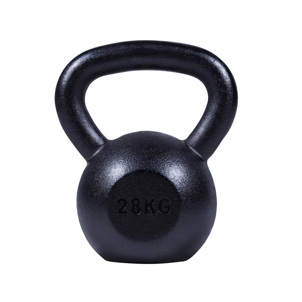 Valurautainen kahvakuula 4-32 kg, musta