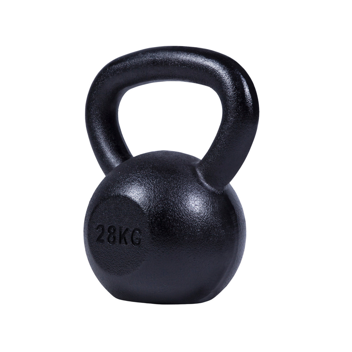 Valurautainen kahvakuula 4-32 kg, musta