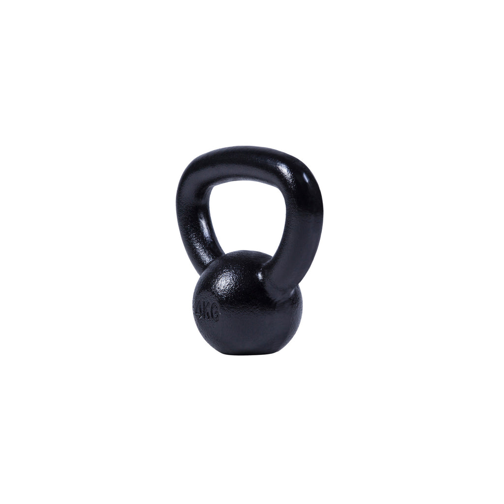 Valurautainen kahvakuula 4-32 kg, musta