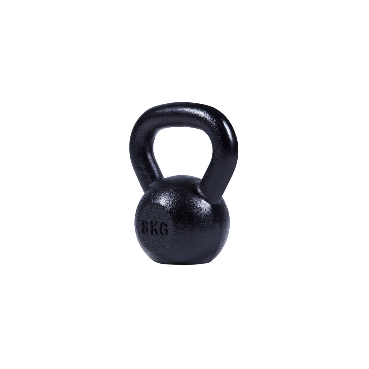 Valurautainen kahvakuula 4-32 kg, musta