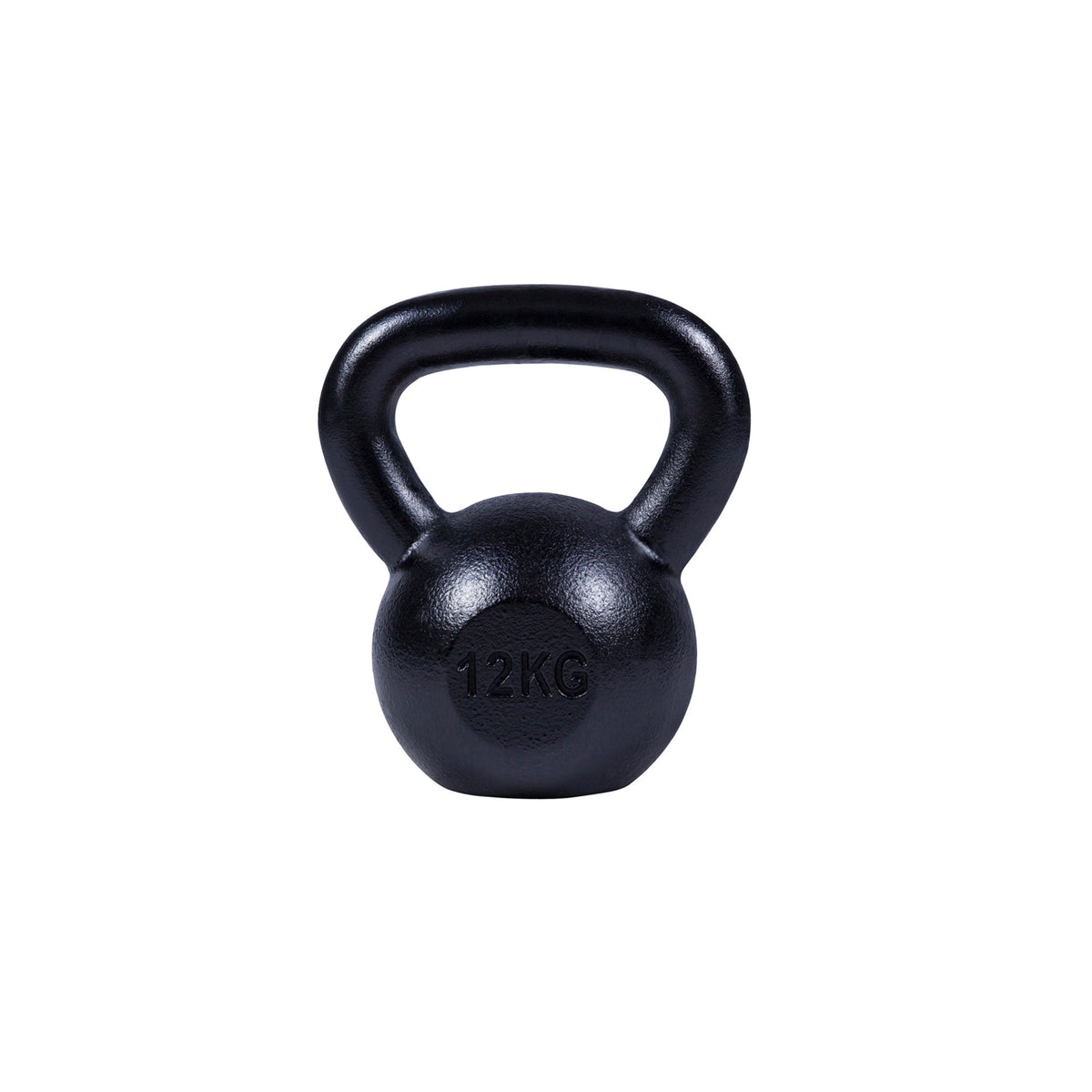 Valurautainen kahvakuula 4-32 kg, musta