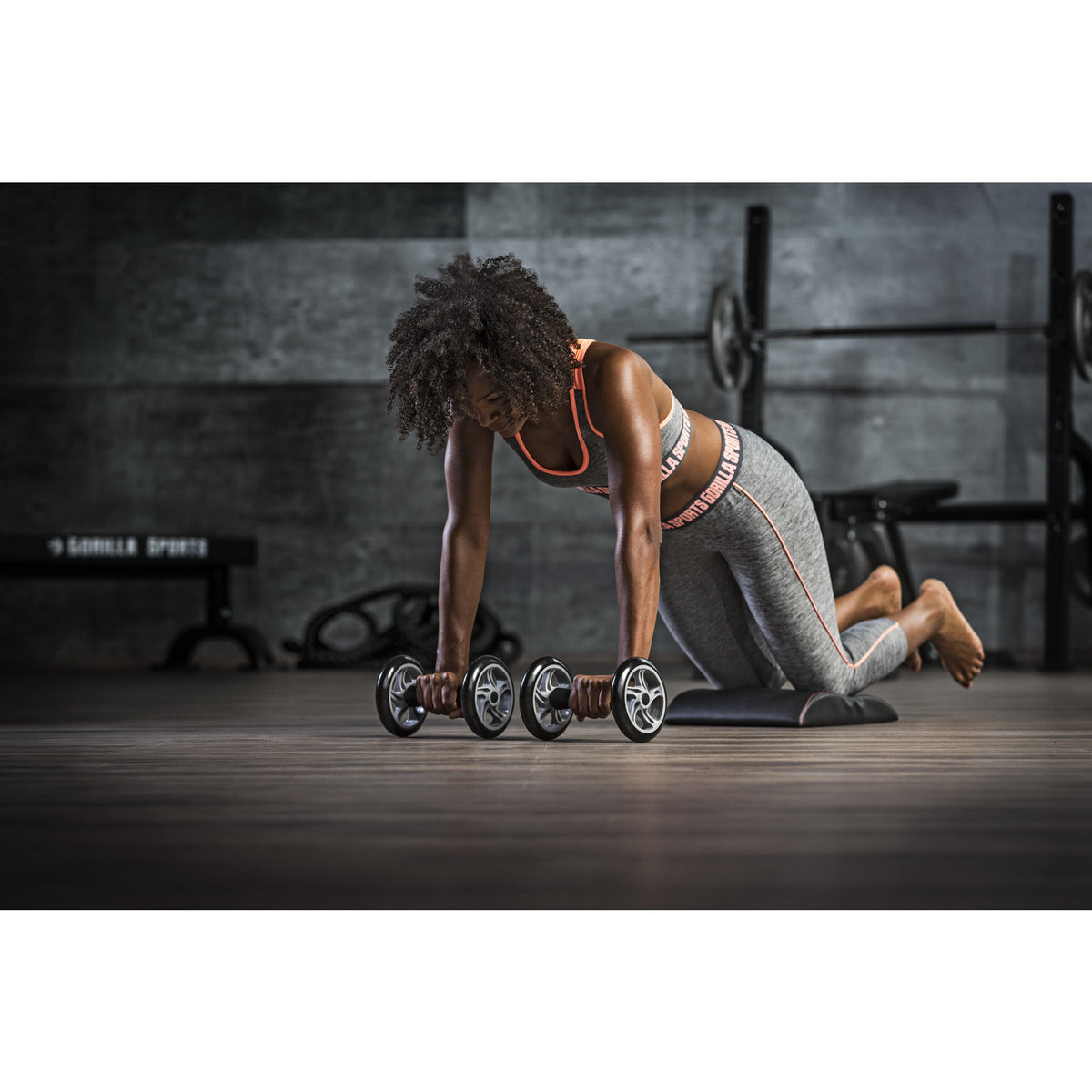 Ab Roller kahvat pehmusteilla, 2 kpl