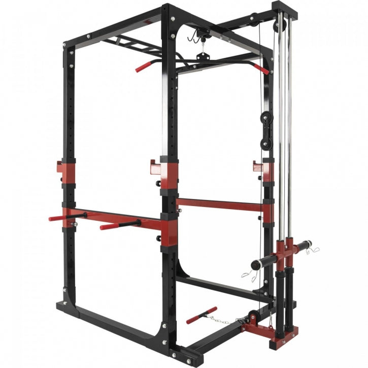 Power Rack kyykkyhäkki ala- ja ylätaljalla