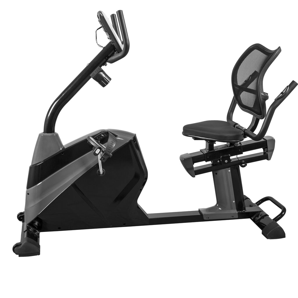 Rekumbentti kuntopyörä ergonomisella istuimella