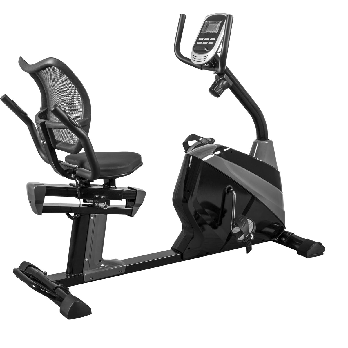 Rekumbentti kuntopyörä ergonomisella istuimella