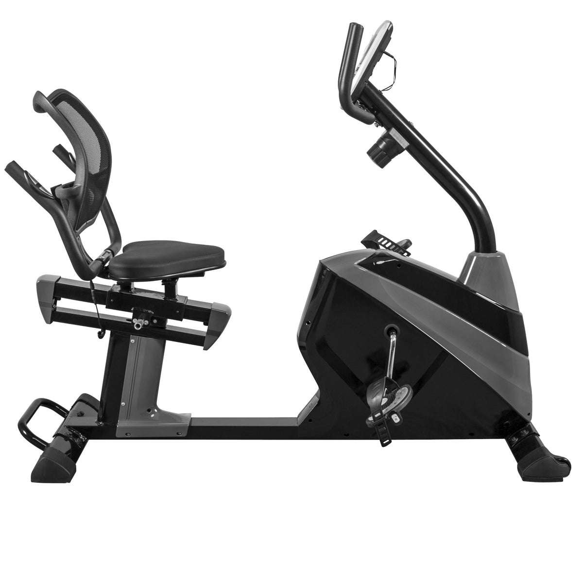 Rekumbentti kuntopyörä ergonomisella istuimella
