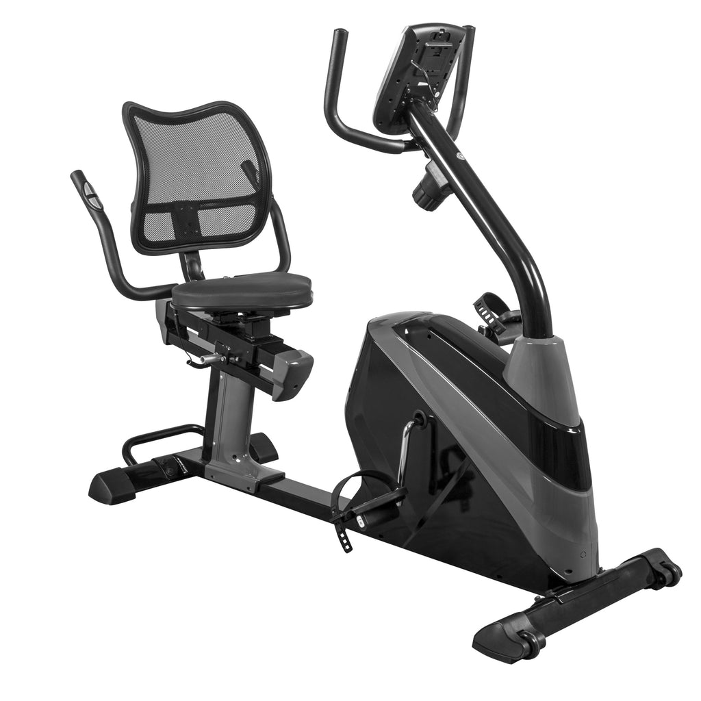 Rekumbentti kuntopyörä ergonomisella istuimella