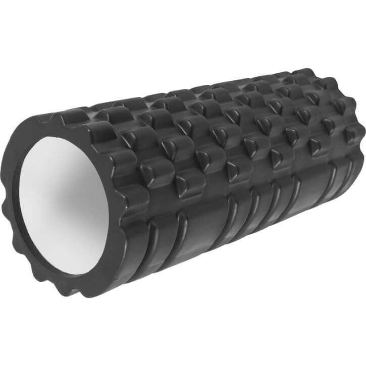 Foam Roller 2.0 hierontarulla 32 x 14 cm musta