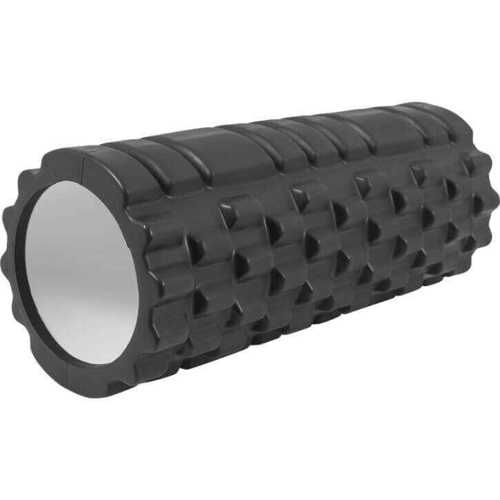 Foam Roller 2.0 hierontarulla 32 x 14 cm musta