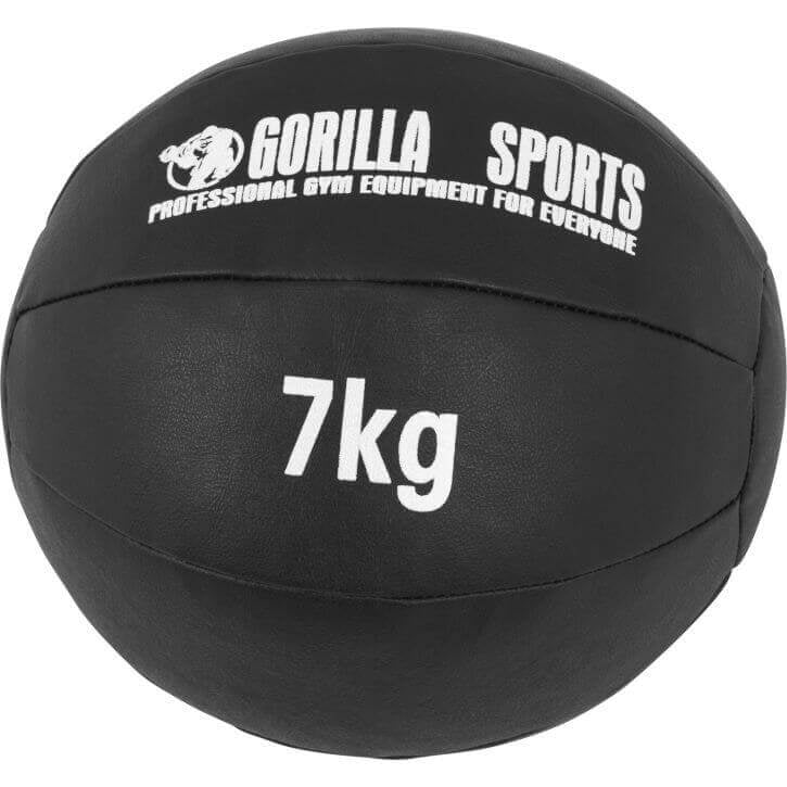 Wall Ball kuntopallo 1–10 kg, musta PU