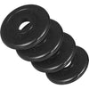 Kumipäällysteiset levypainot 4 x 0,5 kg, 30 mm