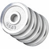 Kromatut levypainot 4 x 0,5 kg, 30 mm