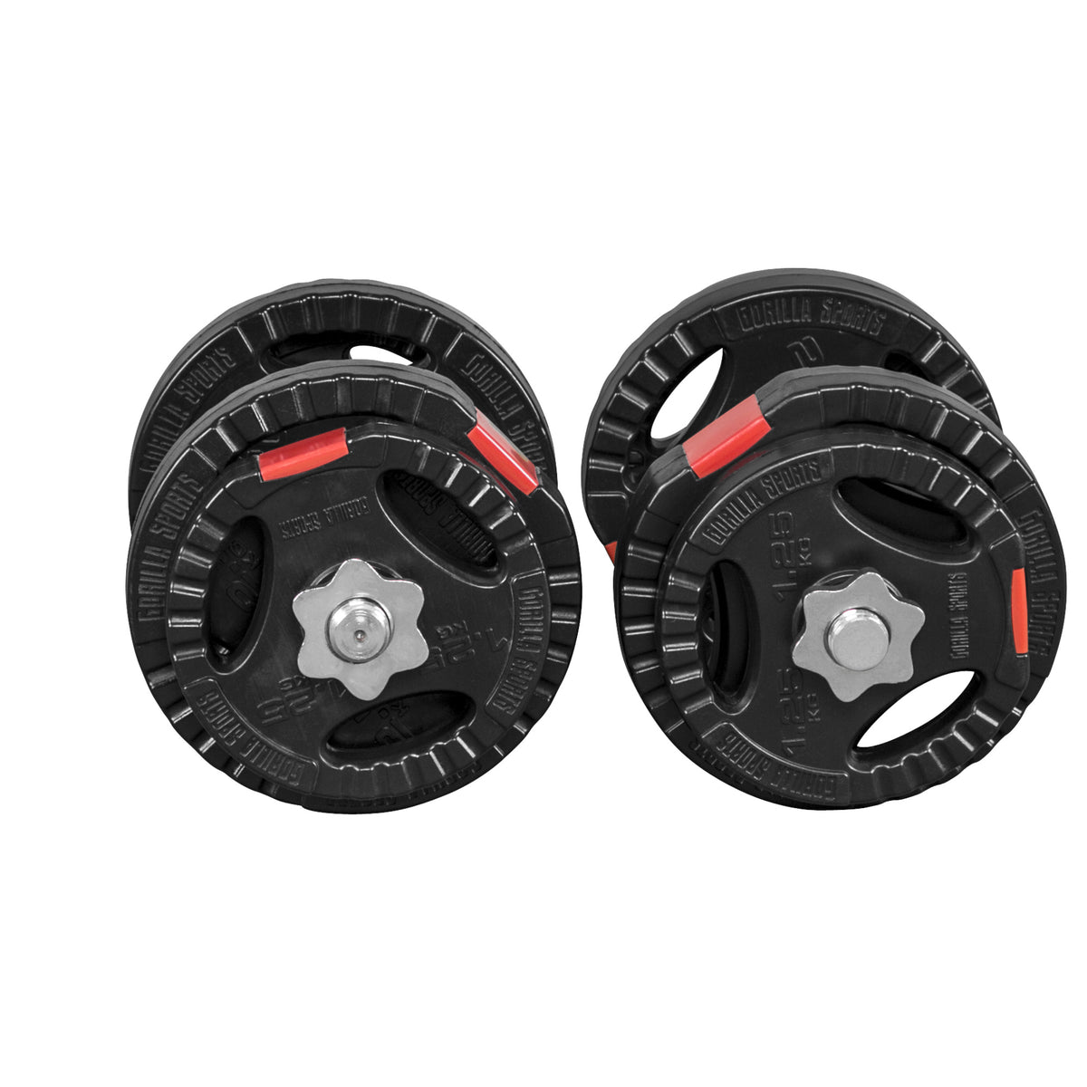 Tri Grip käsipainosetti 20 kg kierrelukoilla