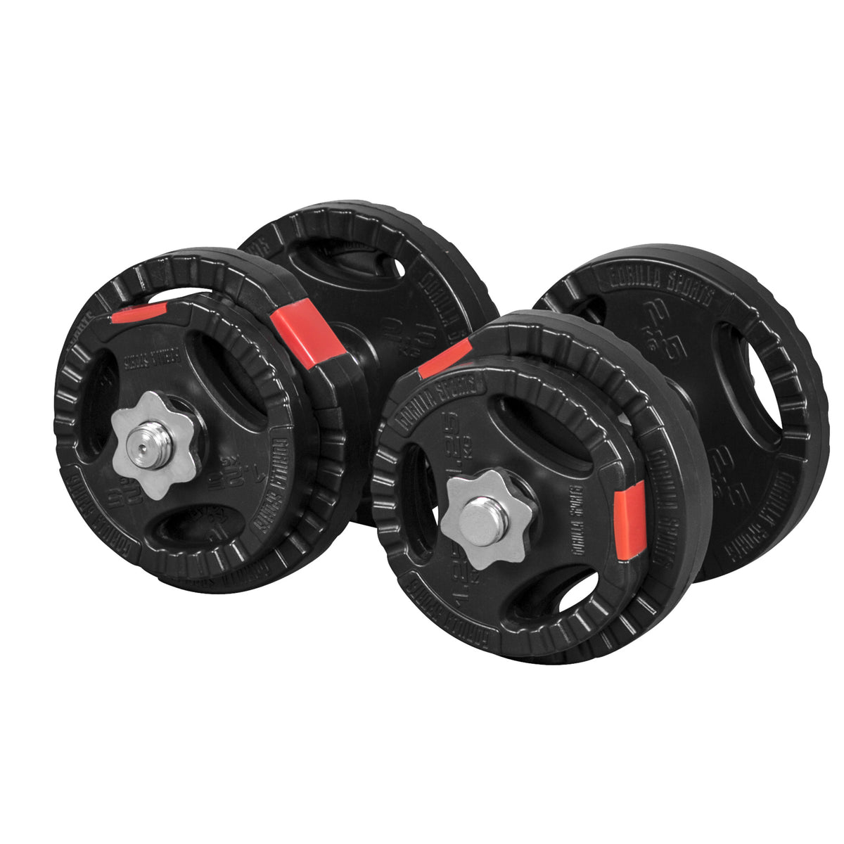 Tri Grip käsipainosetti 20 kg kierrelukoilla