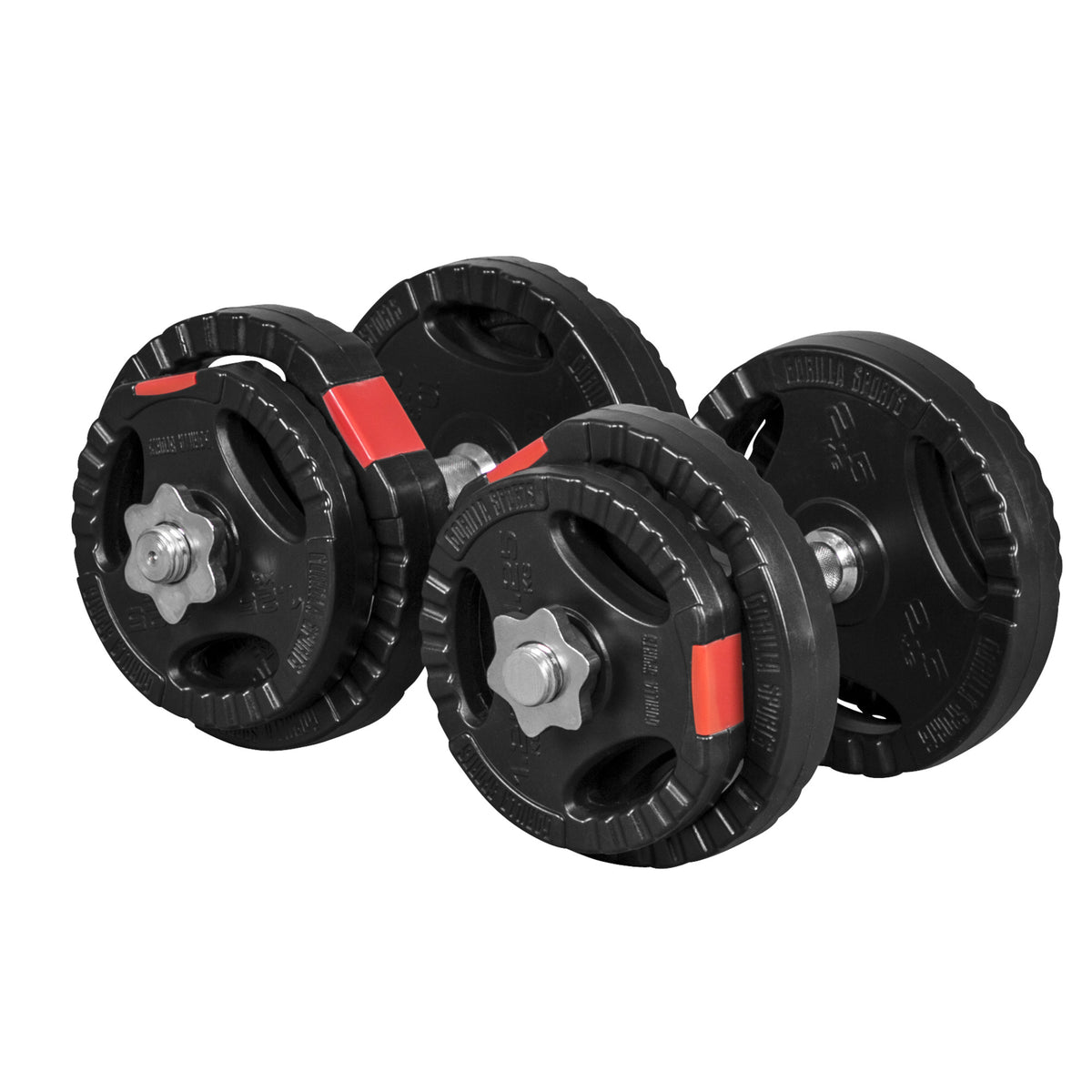 Tri Grip käsipainosetti 20 kg kierrelukoilla