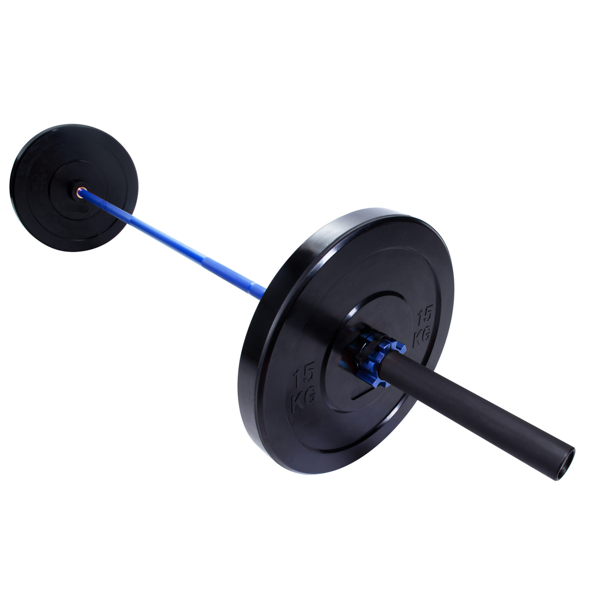 Olympia-levytanko 220 cm 20 kg sininen/musta