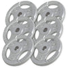 Rautaiset Tri Grip levypainot 6 x 5 kg, 30 mm