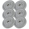 Rautaiset levypainot 6 x 5 kg, 30 mm