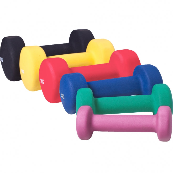 Vinyylikäsipainosetti 31 kg, 6 paria