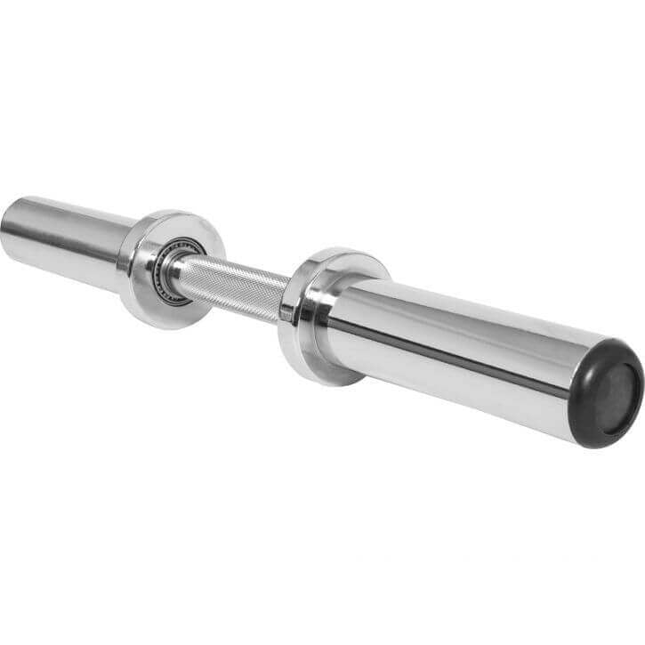 Käsipainotanko jousilukoilla 51 cm 50 mm levypainoille