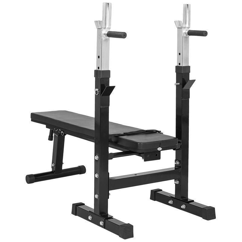Säädettävä painonnostopenkki + 70 kg levytankosarja