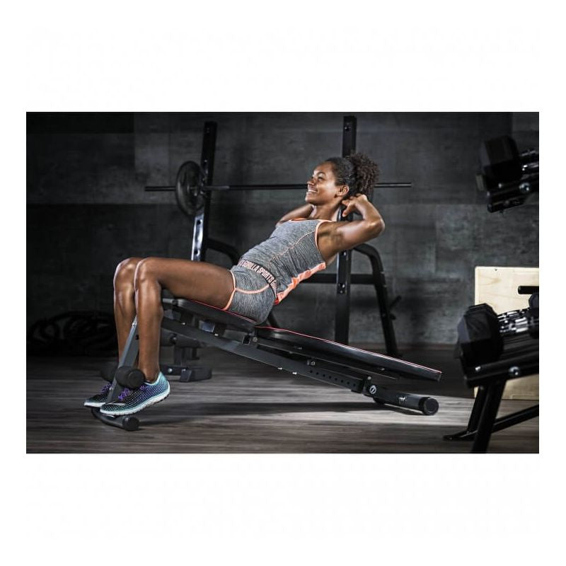 Säädettävä vatsa- ja vinopenkki
