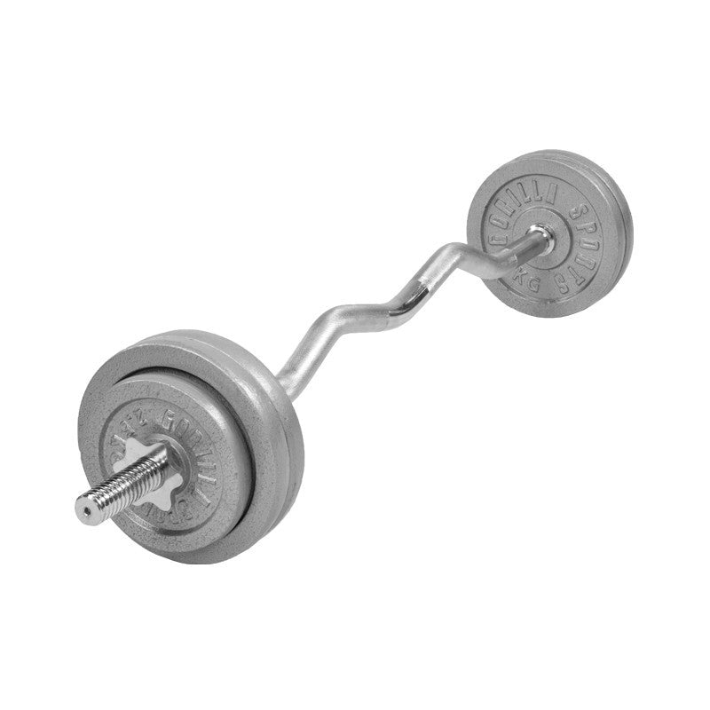 Valurautainen levytankosetti 35 kg EZ-tangolla