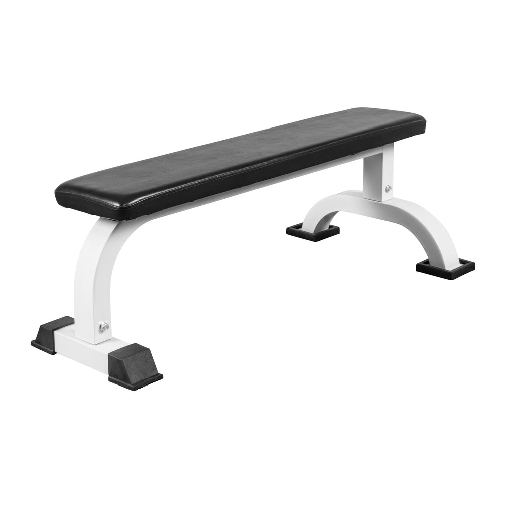 Tasapenkki max 250 kg, valkoinen
