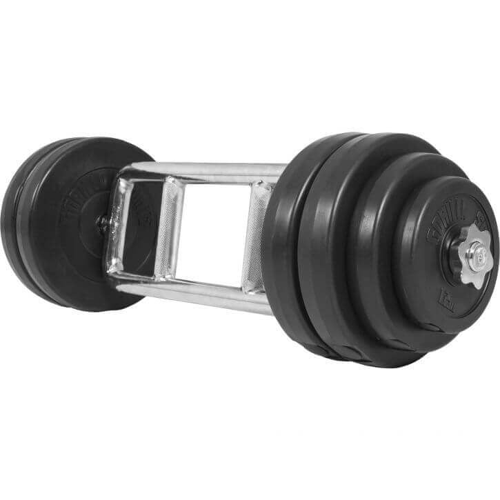 Ojentajatankosetti 35 kg vinyylipainoilla