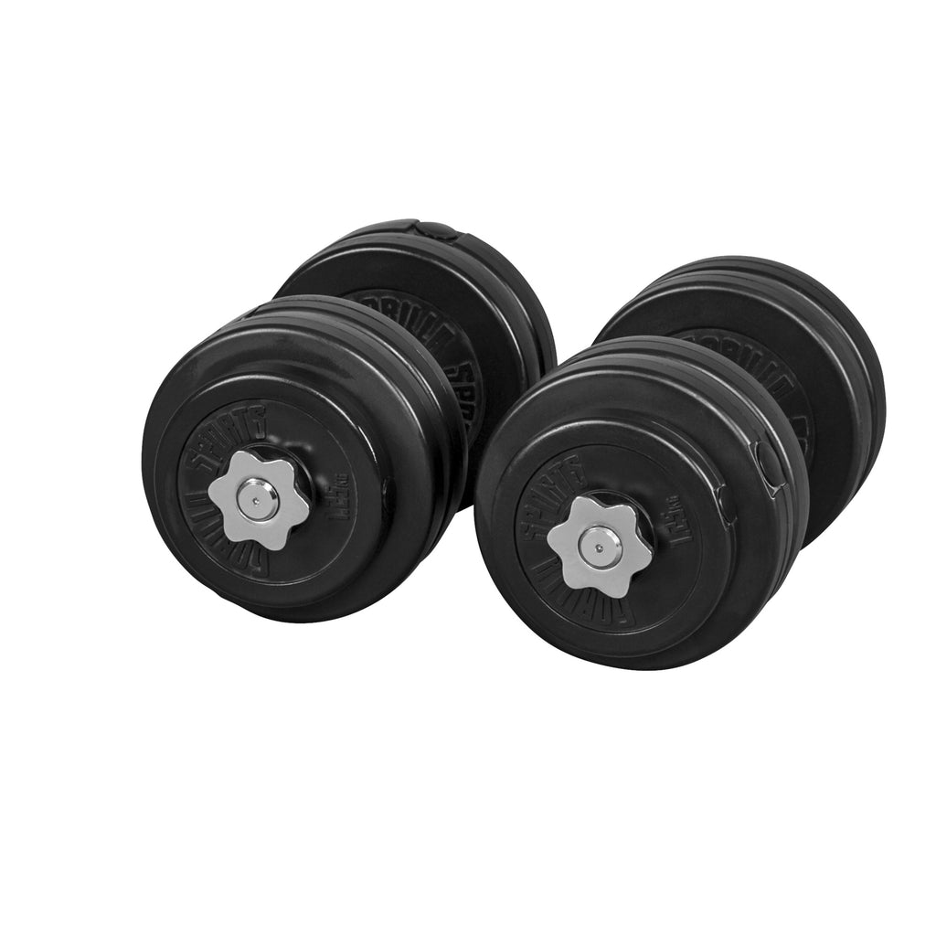 Säädettävä vinyylikäsipainosetti 30 kg, 30mm