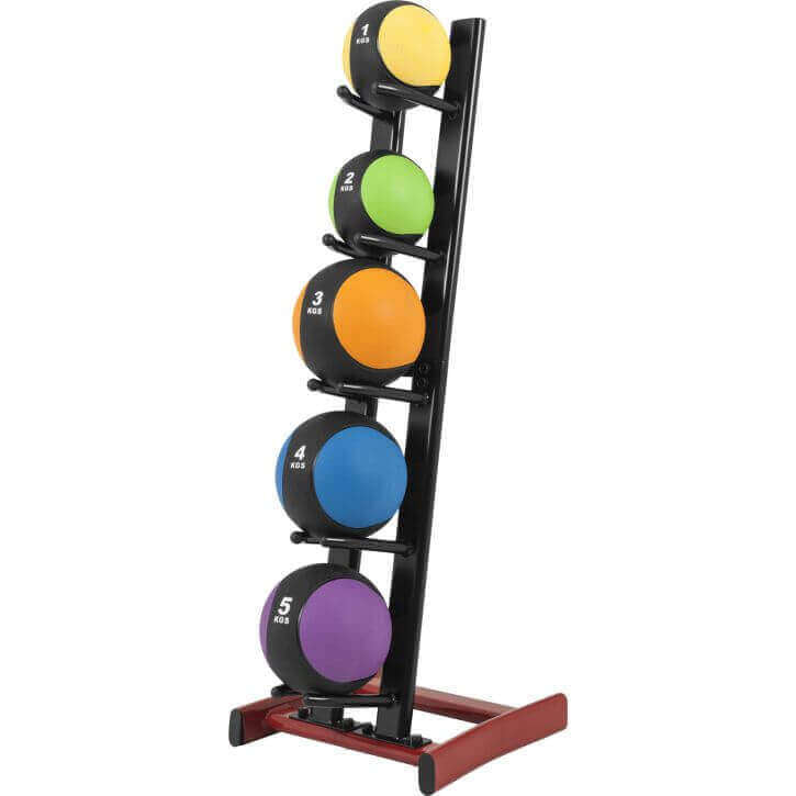 Kuntopalloteline 5 pallolle 129 cm