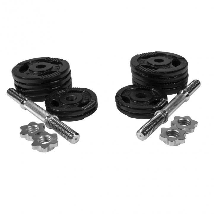 Tri Grip käsipainosetti 30 kg kierrelukoilla