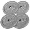Valurautaiset levypainot 2 x 5 kg ja 2 x 10 kg