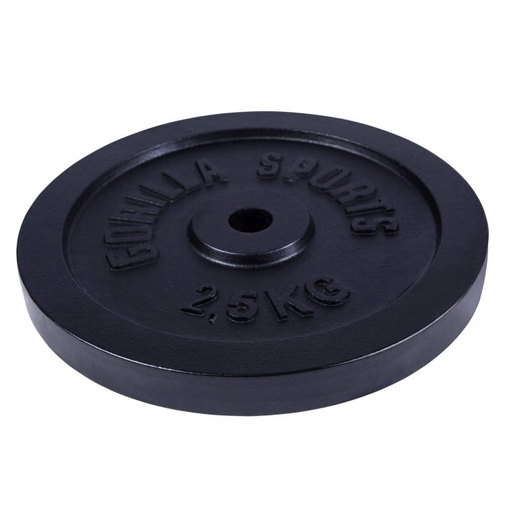 Valurautainen levypaino 2,5 kg, 30 mm