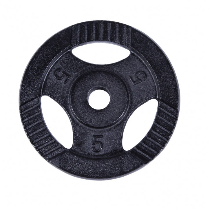 Valurautainen levypaino otekahvoilla 5 kg 30 mm