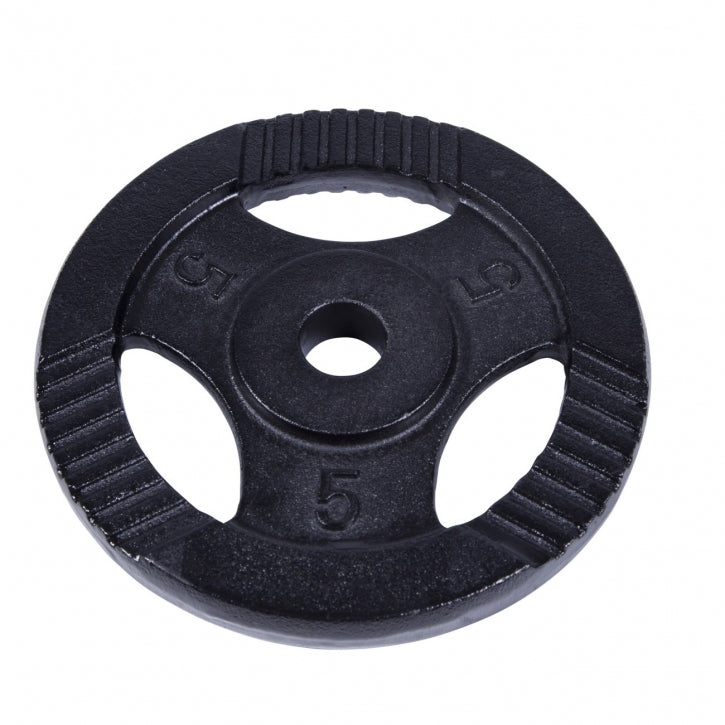 Valurautainen levypaino otekahvoilla 5 kg 30 mm