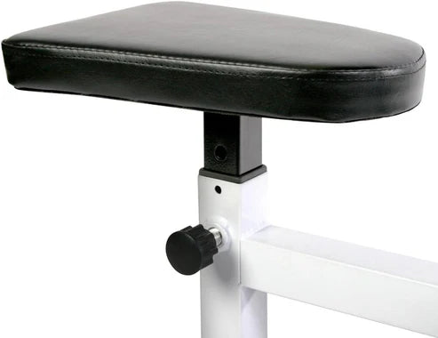 Säädettävä Scott-hauispenkki kotisalille, 200 kg kokonaiskuorma