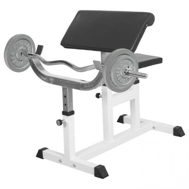 Scott-hauispenkki ja EZ-tankosetti 30 kg