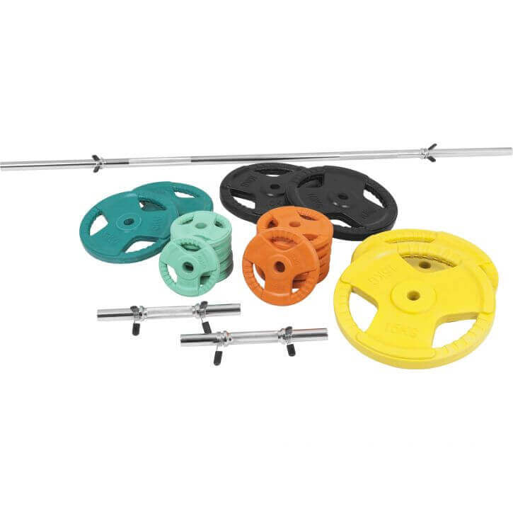 Levytankosarja 100 kg Tri Grip levypainoilla