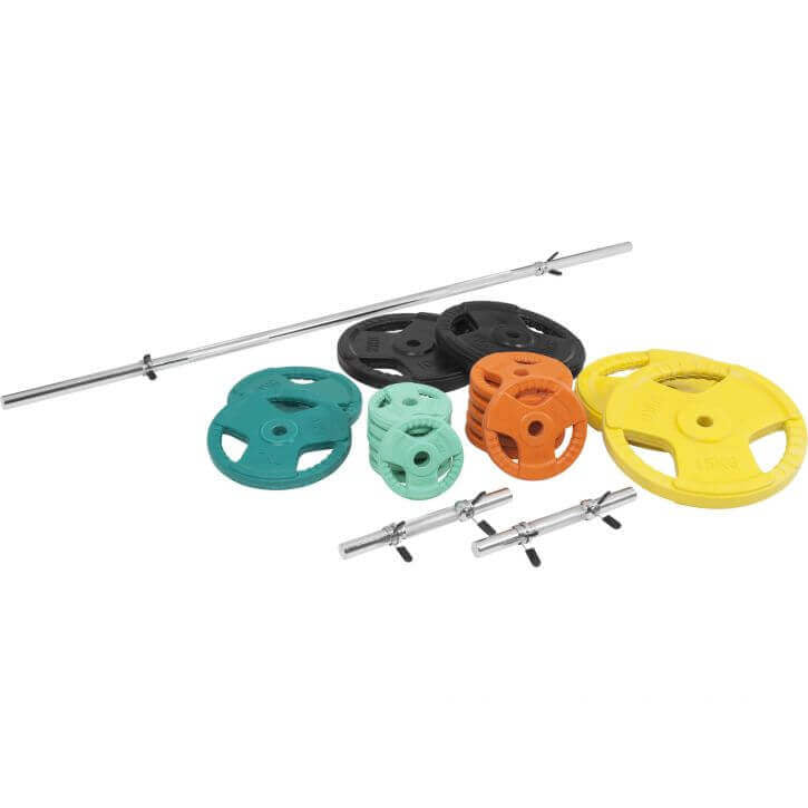 Levytankosarja 100 kg Tri Grip levypainoilla